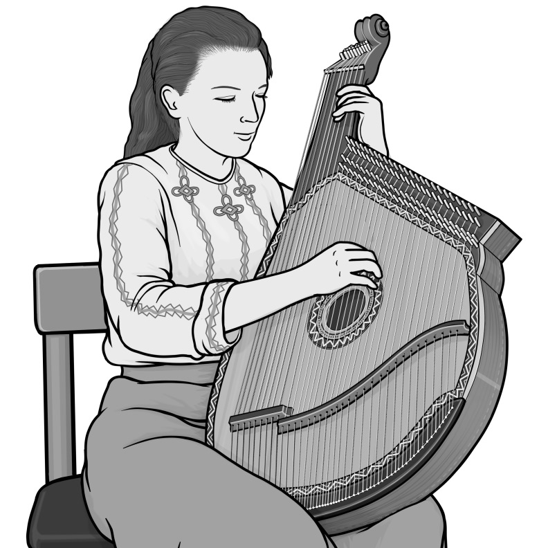 Ukrainian musical instruments / bandura