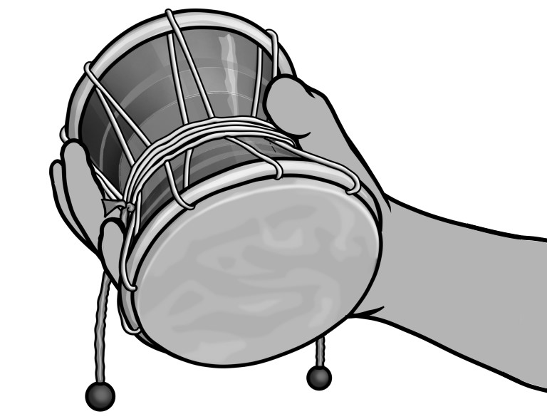 damaru(Indian Pellet drum)