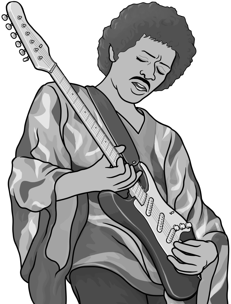 electric guitar(Jimi Hendrix)