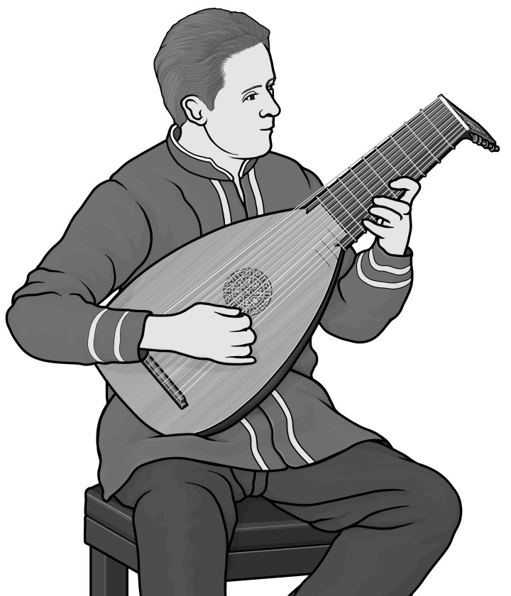 lute / Royalty free clipart