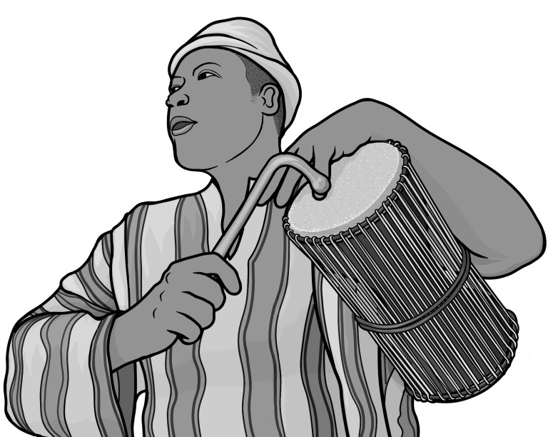 Grayscale images / talkingdrum