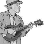 flat mandolin
