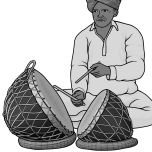 Indian drum : nagara