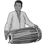 Indian drum : pakhawaj