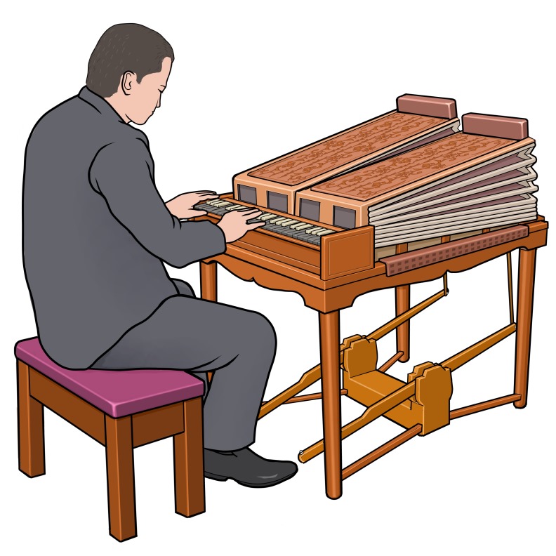 playing /regal organ
