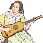 Johannes Vermeer / baroque guitar