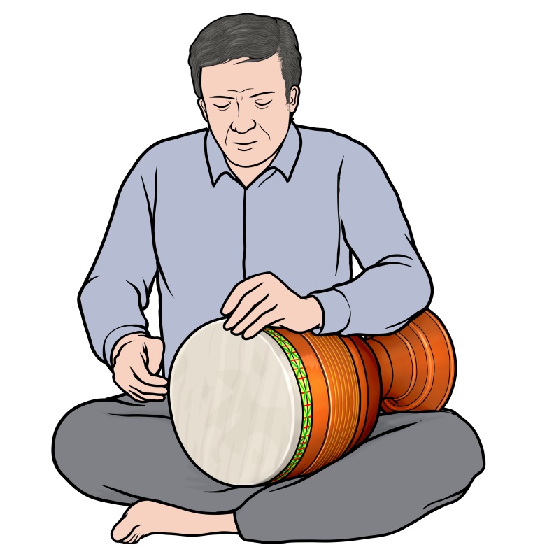 tombak(zarb) : Iranian goblet drum