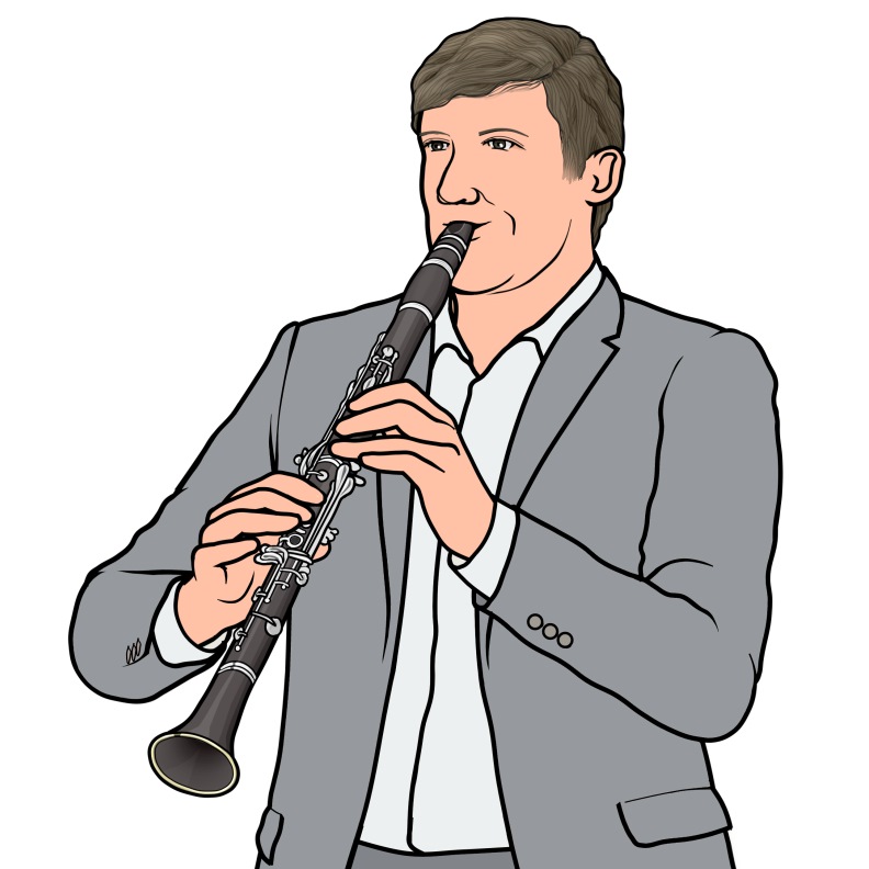 clarinet player