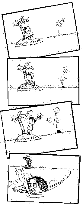 孤島４コマ漫画