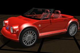 3DCG Shadeで描いた自動車