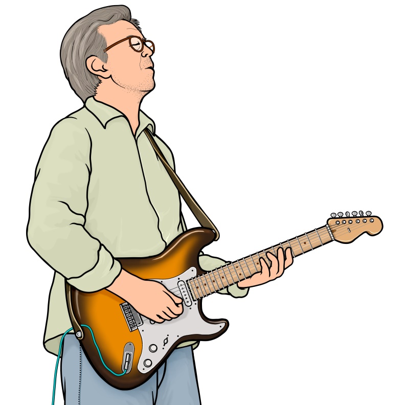 electric guitar / Eric Clapton