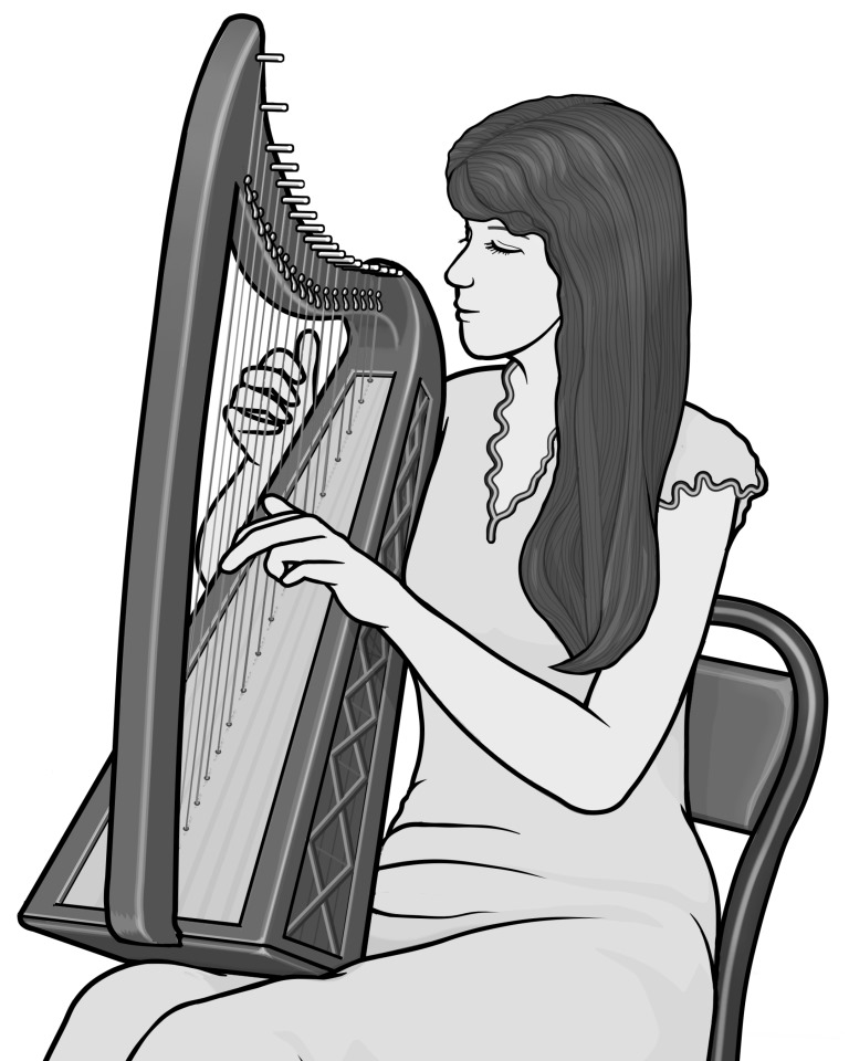 Celtic harp / Irish harp