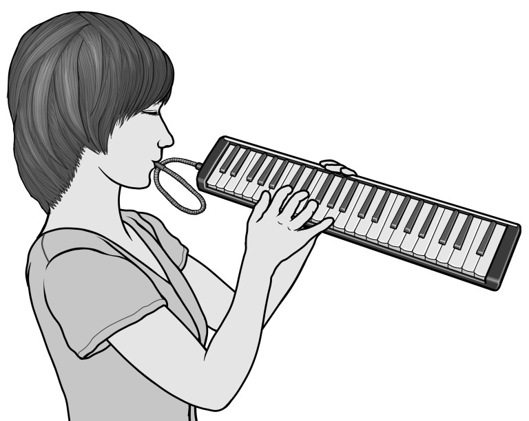 keyboard harmonica(blow organ)