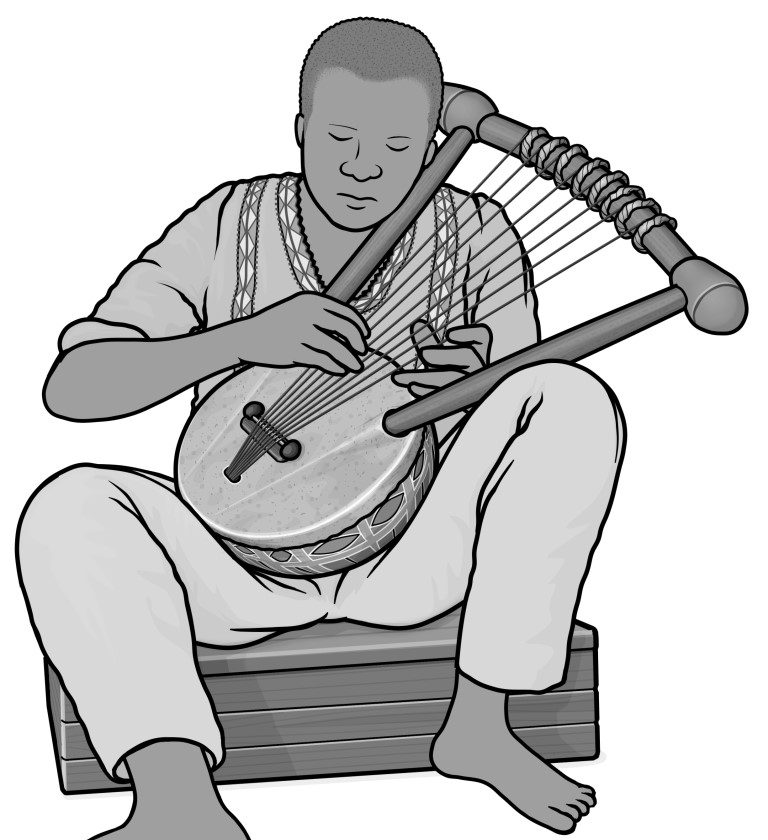 nyatiti(plucked lyre from Kenya)