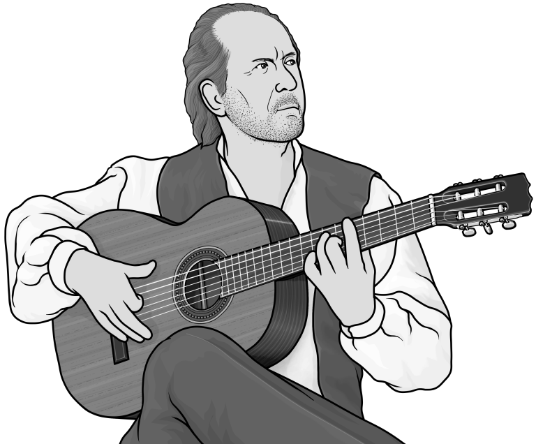flamenco guitar(Paco de Lucia)