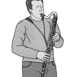 wind instrument:bass clarinet