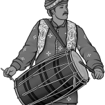 Indian drum : dhol