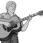 12-string guitar John Denver