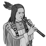 wind instrument:native american flute