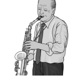 wind instrument:alto saxophone