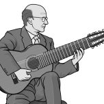 10-string guitar Narciso Yepes