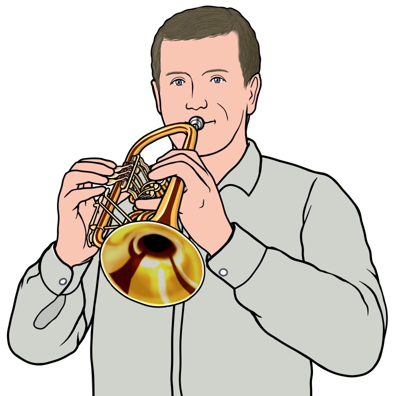 rotary-valve trumpet