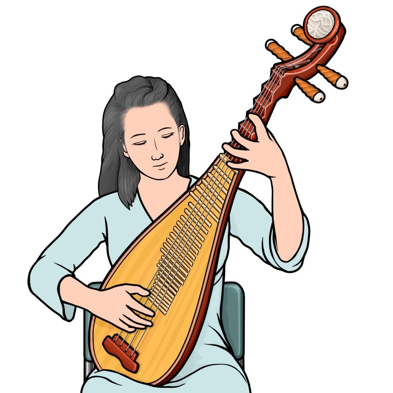 Chinese musical instrument : Pipa