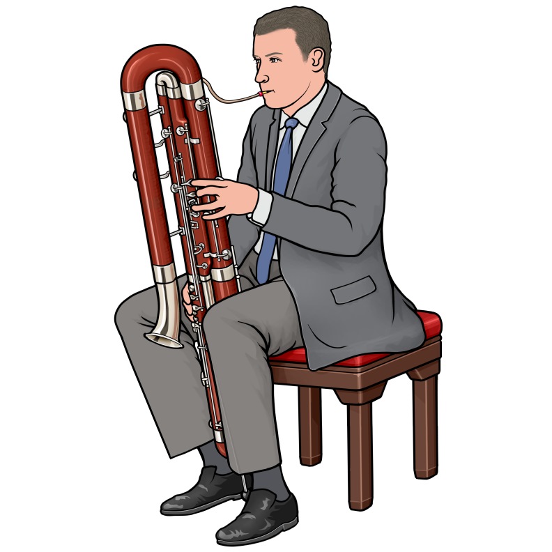 管楽器：コントラ ファゴットの演奏