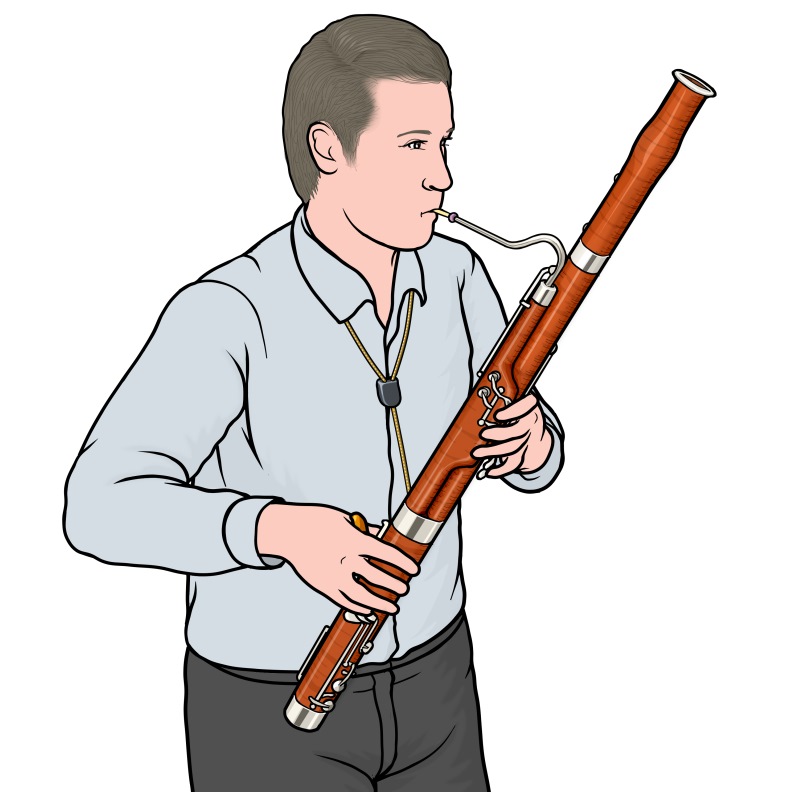 管楽器：テノルーン（テノールファゴットの演奏