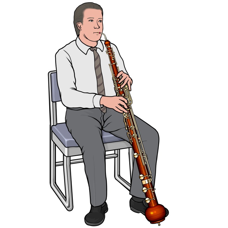 木管楽器：ヘッケルフォーンの演奏