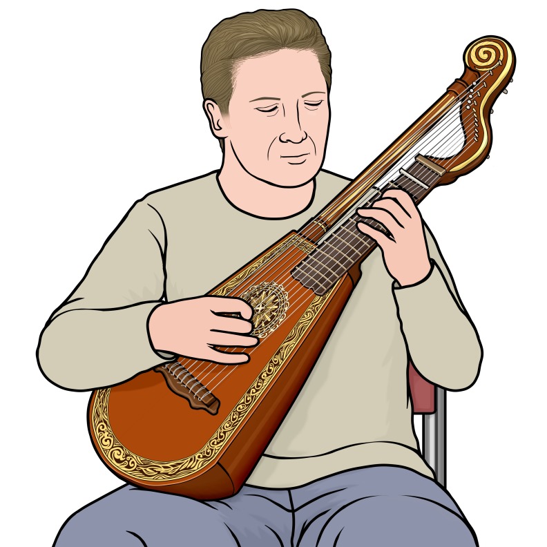 ハープリュート harp lute