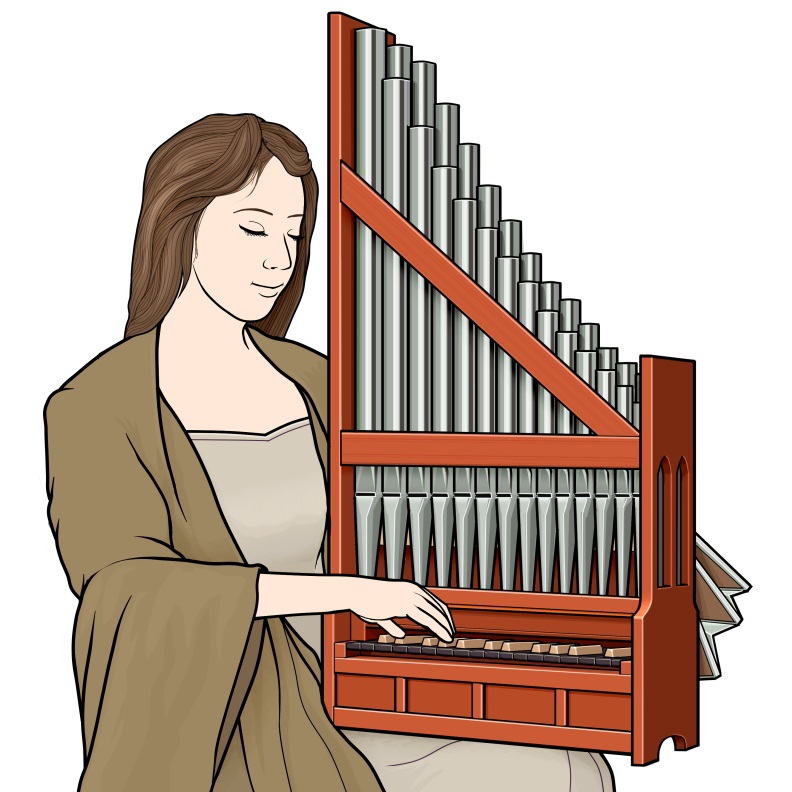 ポルタティフ オルガン(Portative organ)の演奏