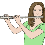 木管楽器：フルート