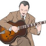 フルアコースティックギター(Django Reinhardt)
