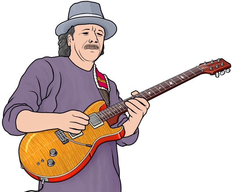 エレクトリック・ギター（ソリッド）／カルロス・サンタナ(Carlos Santana)