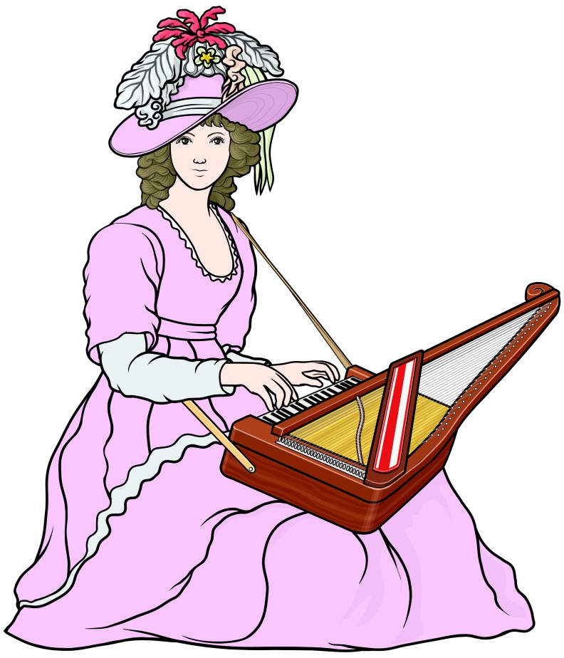 オルフィカ・ピアノを演奏する女性