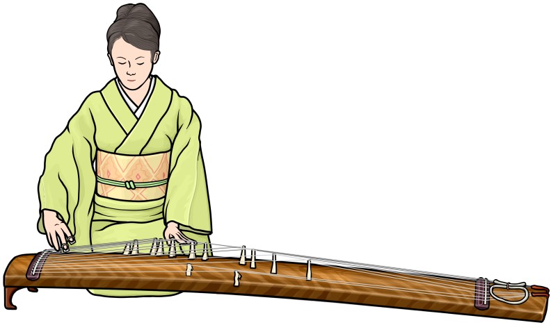 日本の弦楽器：箏 そう