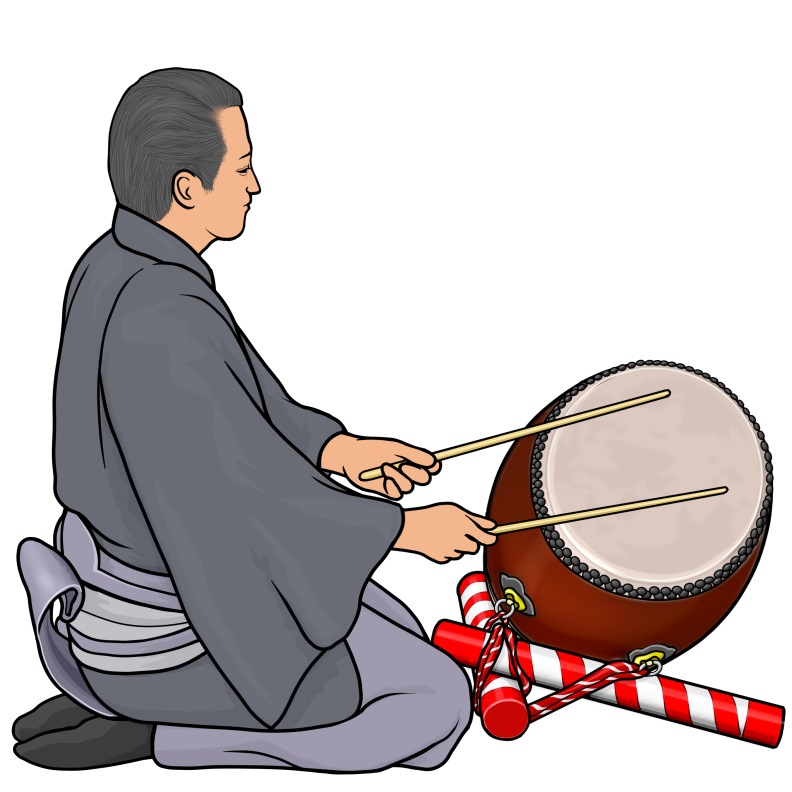 大相撲開催で使われる太鼓