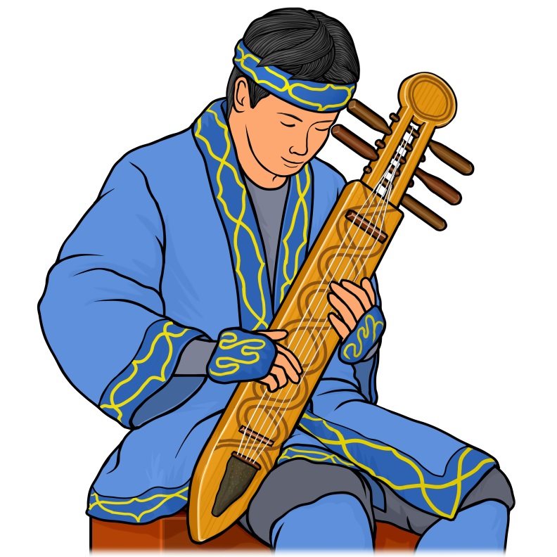 tonkori(Ainu people instrument)