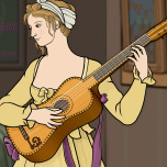 マルグリット・ジェラール （マーガレット・ジェラール） baroque guitar