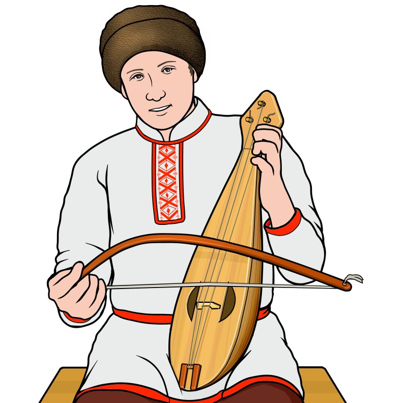 Russian musical instruments:gudok