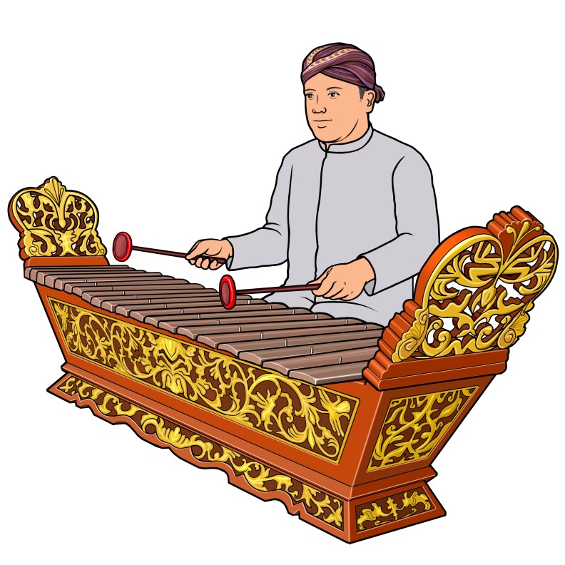 gambang / Thai musical instrument