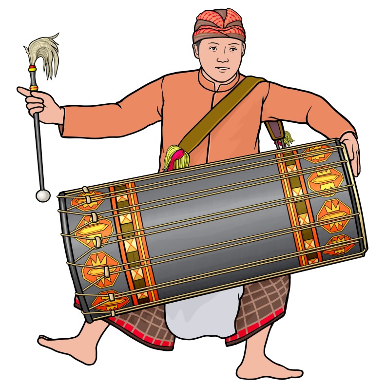 gendang beleq / Indonesian large drum