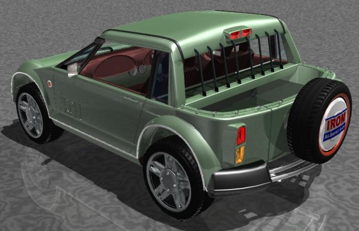 The car which I designed by 3d graphics softwareware