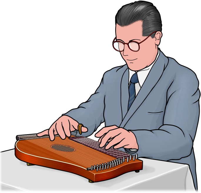 zither player