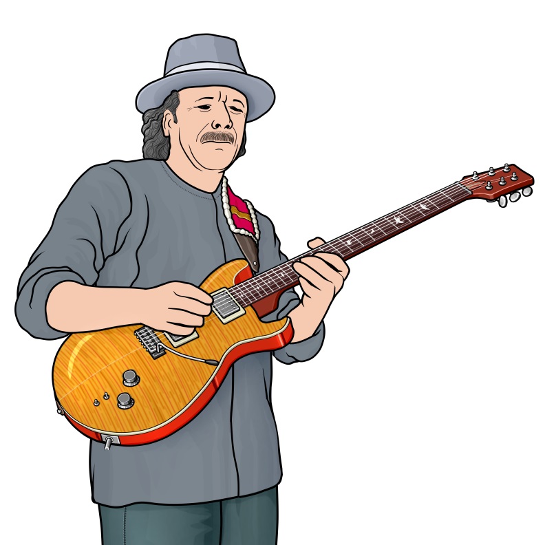 Carlos Santana(guitar)