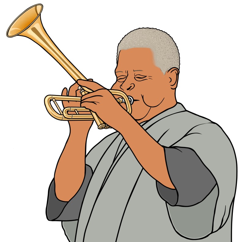 Jazz trumpeter Dizzy Gillespie