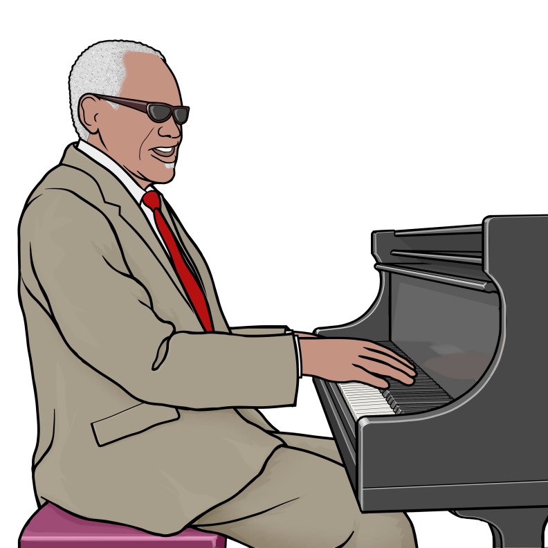 Ray Charles / pianist  and Singer